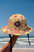 Helmet Bucket Hat flowers – Surfing hat with helmet flowers