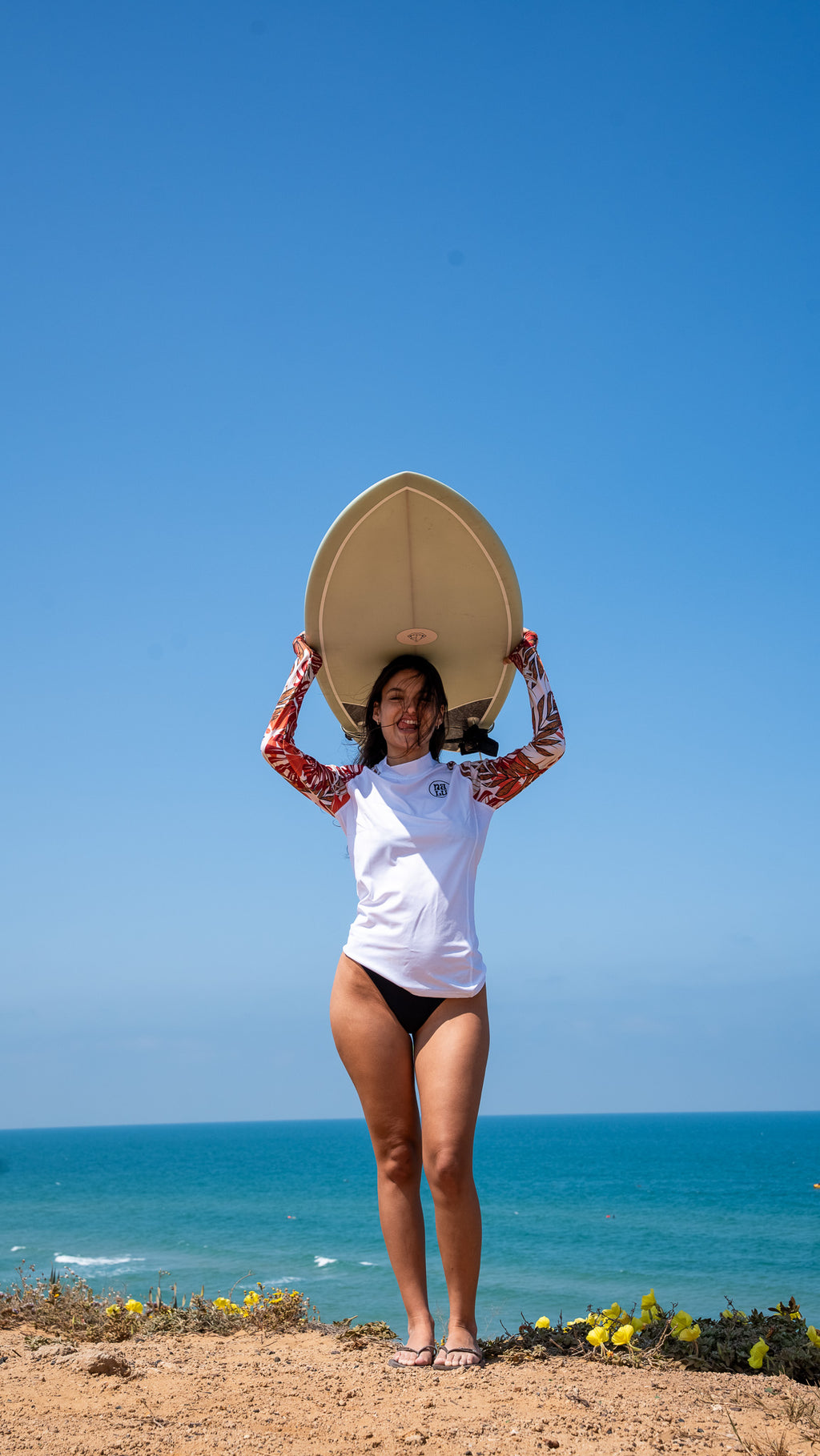 woman Rashie - women's surf shirt
